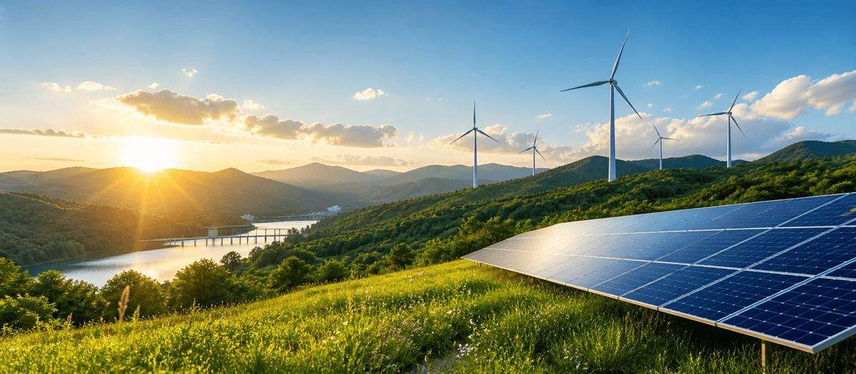 Zelená krajina a obnoviteľné zdroje energie